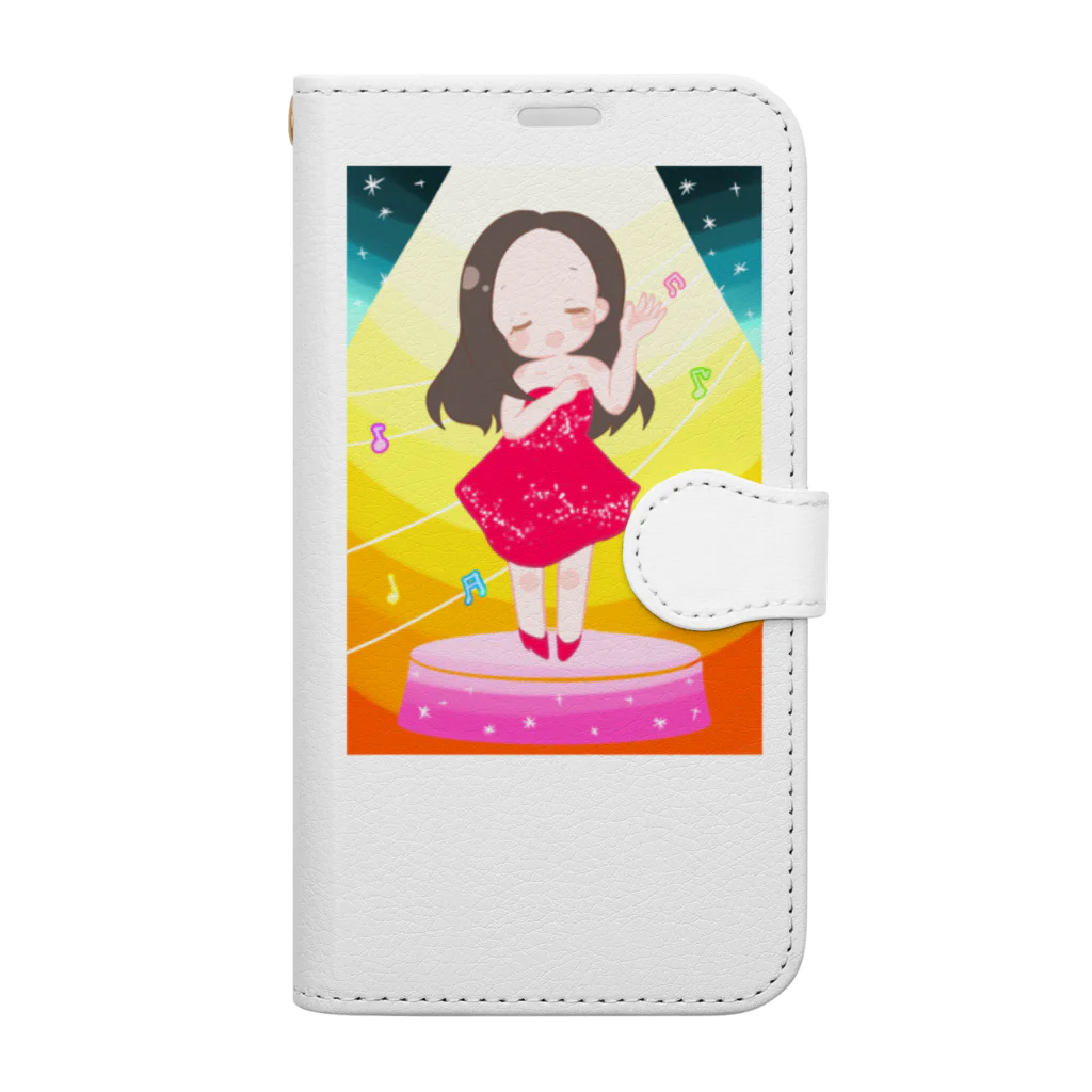 マロンクッキーの歌姫かえりん Book-Style Smartphone Case