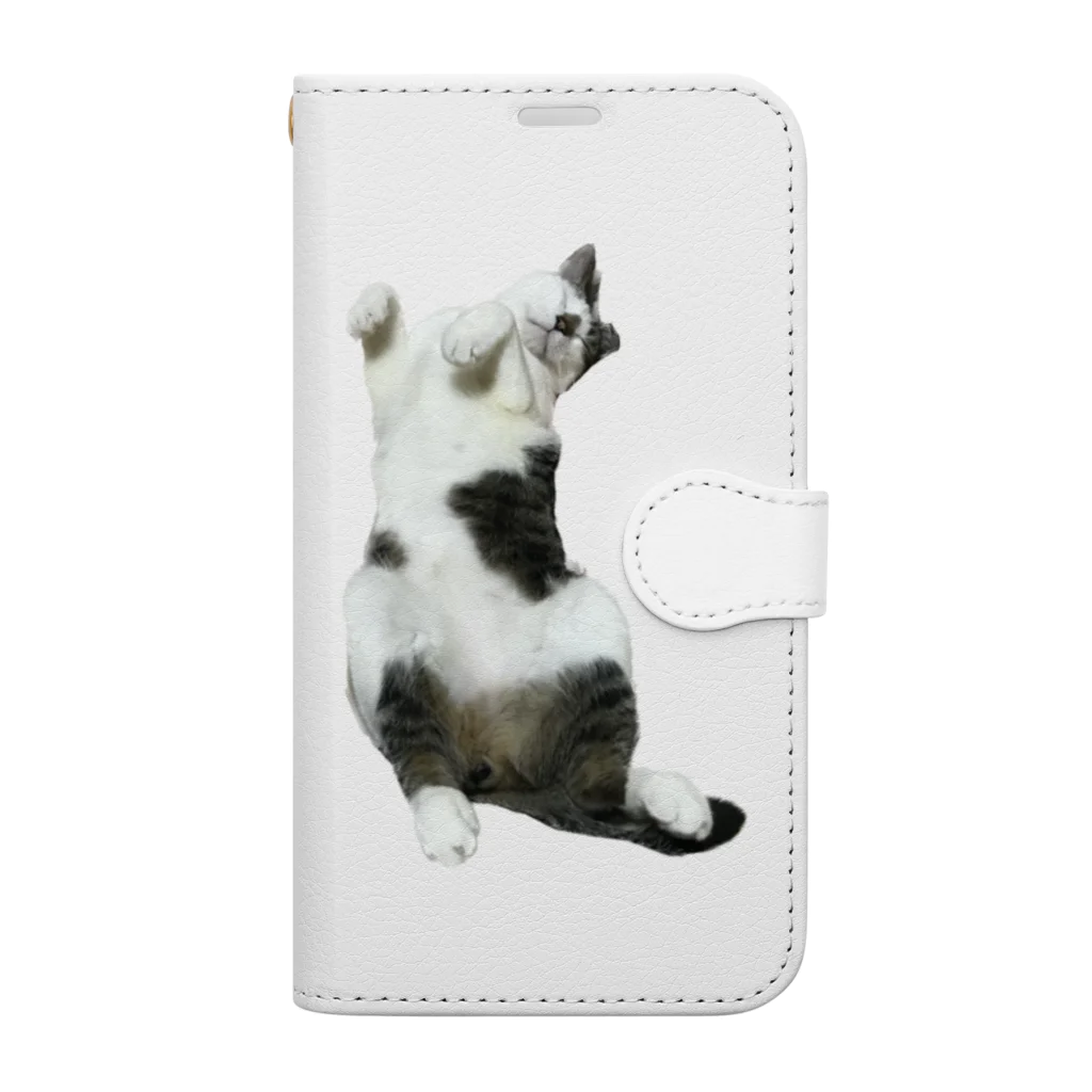 トロールショップの実家のお猫様 Book-Style Smartphone Case