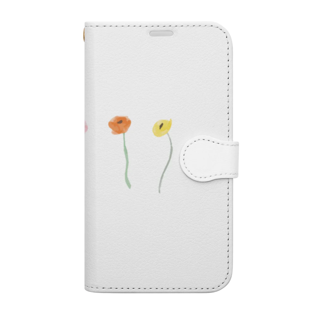 mon  parfaitのspring flowers 2 Book-Style Smartphone Case