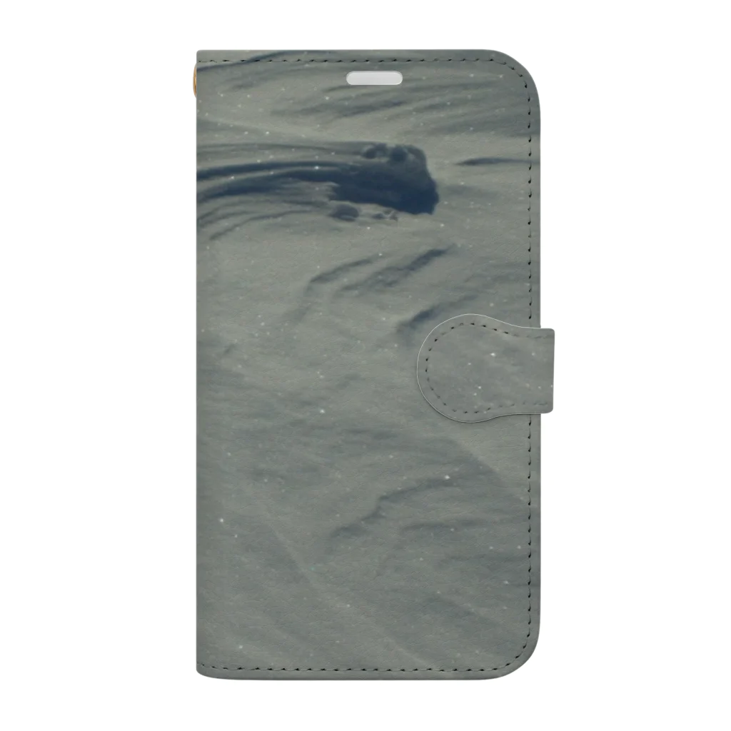 空屋　sorayakusakaの201602060941000 雪原の風紋 Book-Style Smartphone Case