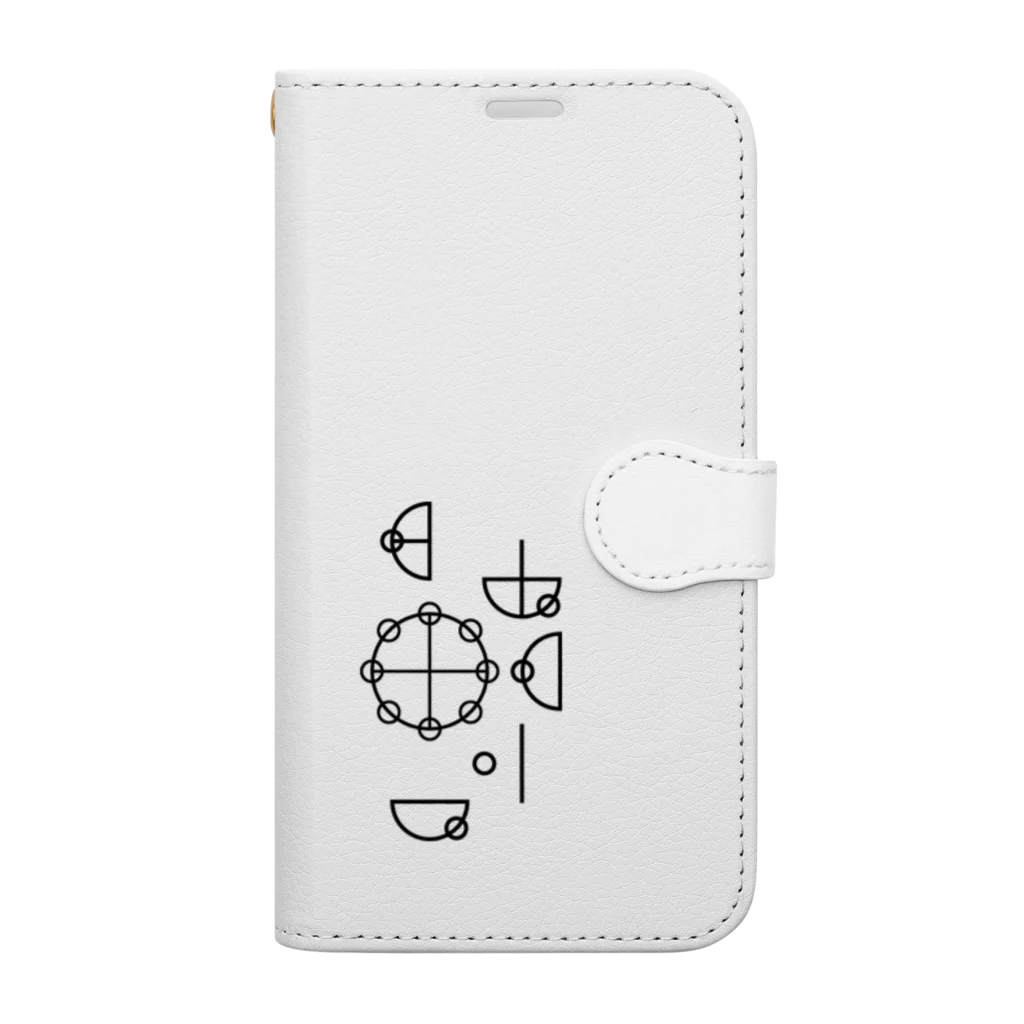 iyasinceのいやしんすカタカムナ「バランスの達人」 Book-Style Smartphone Case