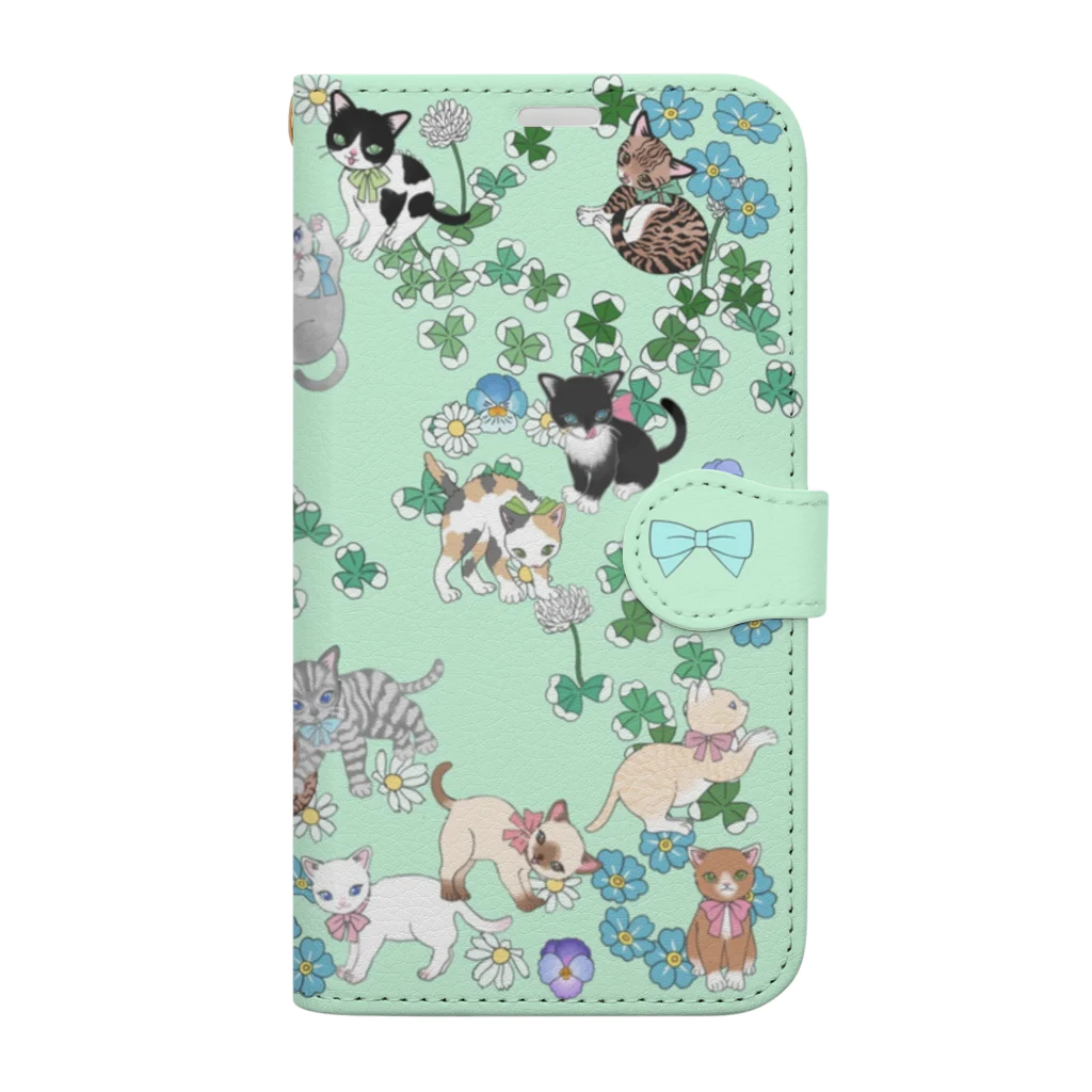 天国事務所のSpring Garden Book-Style Smartphone Case