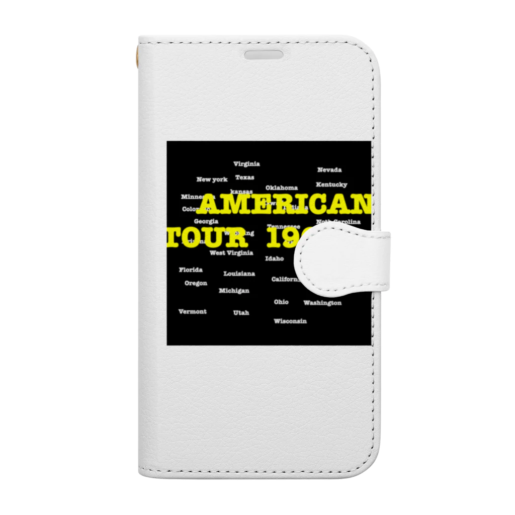 NEON_LINEのAMERICAN TOUR Book-Style Smartphone Case