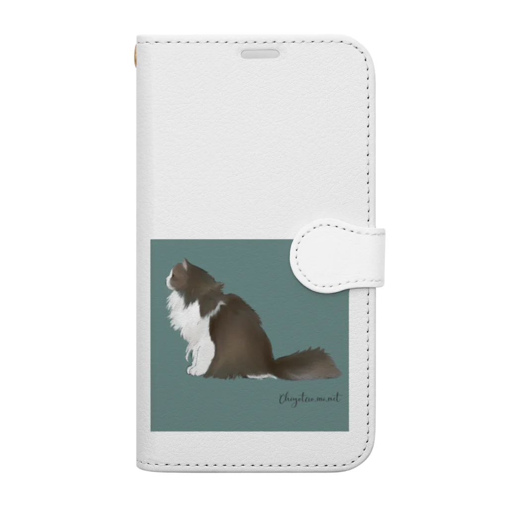 chiyotao_mi_netの千代丸くん_1 Book-Style Smartphone Case