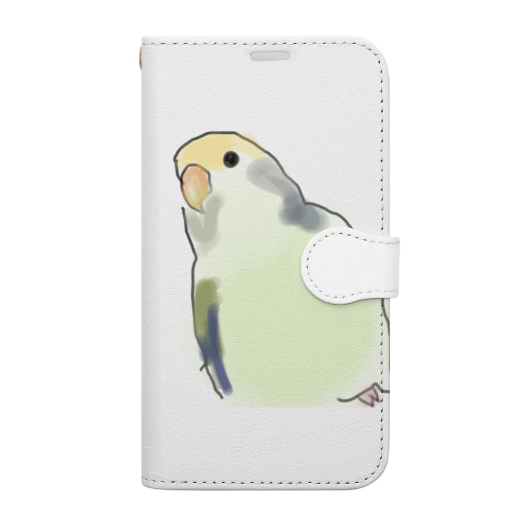 ひまな鳥人の我が家の王 Book-Style Smartphone Case