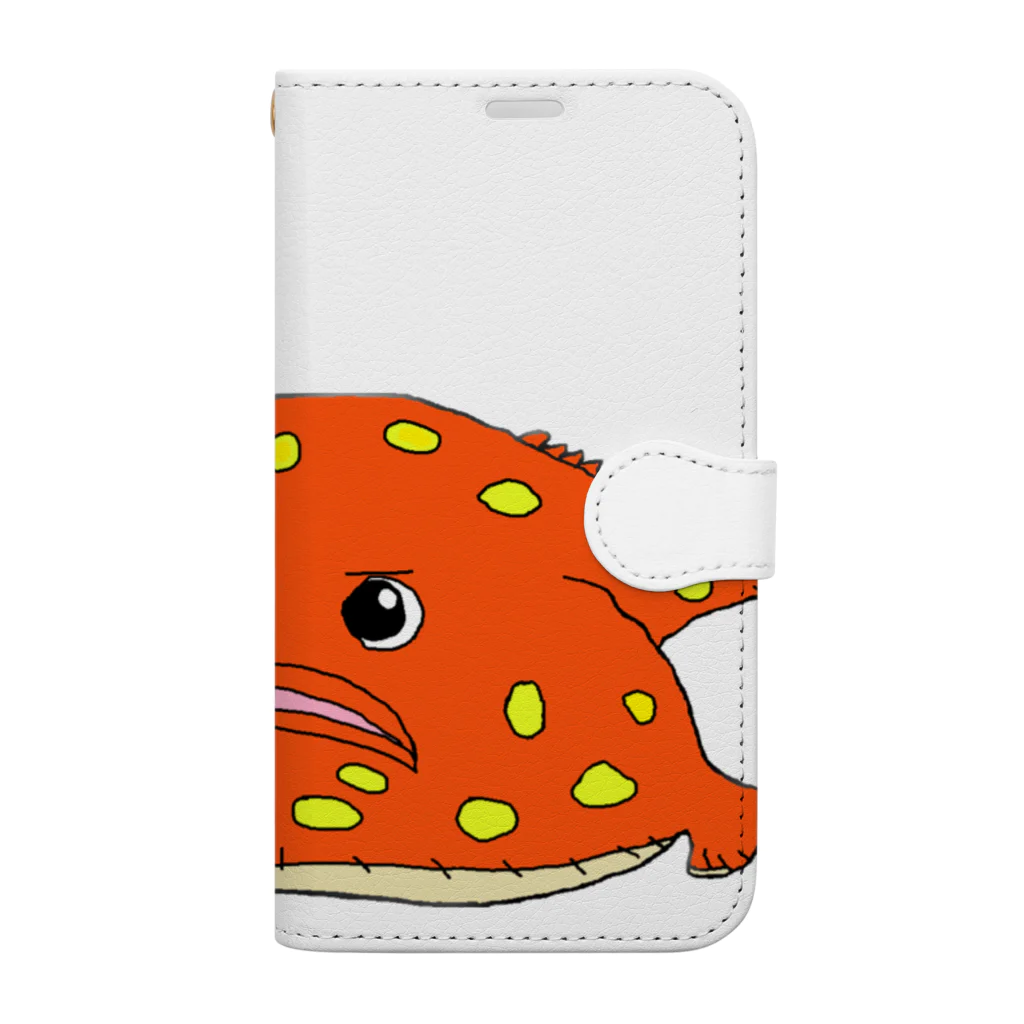 ふうりんの深海魚　ふさお Book-Style Smartphone Case