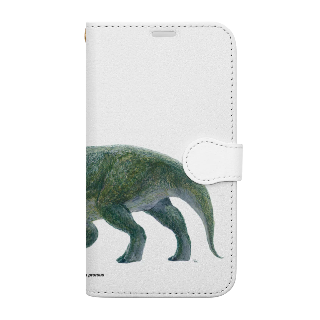 segasworksのTriceratops prorsus(トリケラトプス ・プロルスス)着彩画 Book-Style Smartphone Case