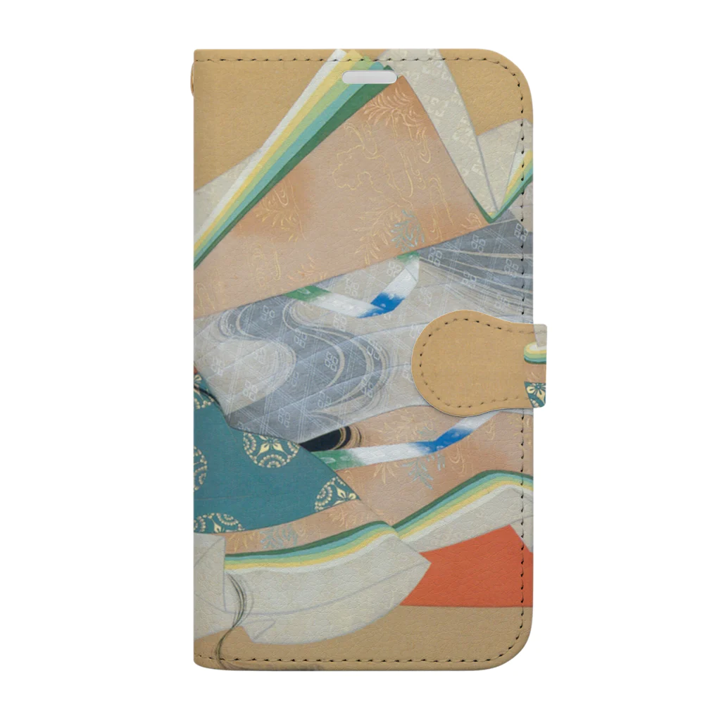 寿めでたや(ukiyoe)の日本画：上村松園_伊勢大輔(1929) Book-Style Smartphone Case