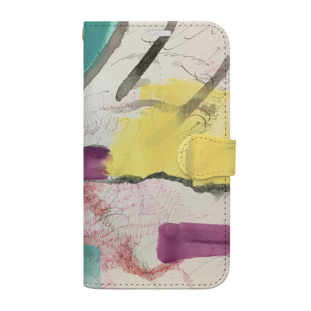 miho_abstractのscar of abstraction Book-Style Smartphone Case