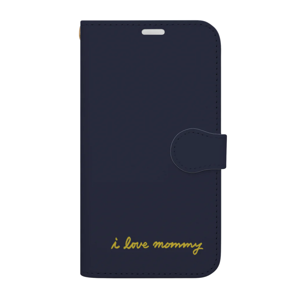 月根モコのi love mommy Book-Style Smartphone Case