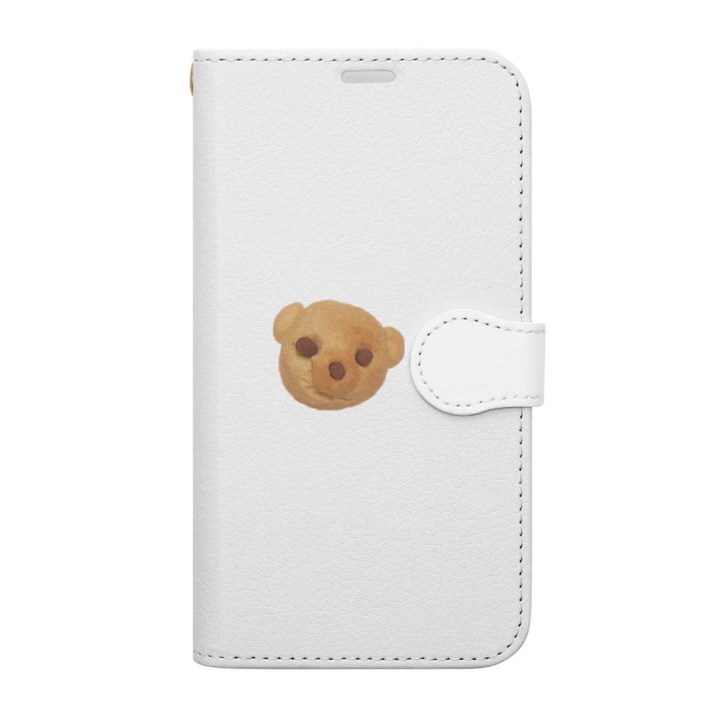 土日祝のｸﾏﾁｬﾝｽｺ~~~~ﾝ Book-Style Smartphone Case