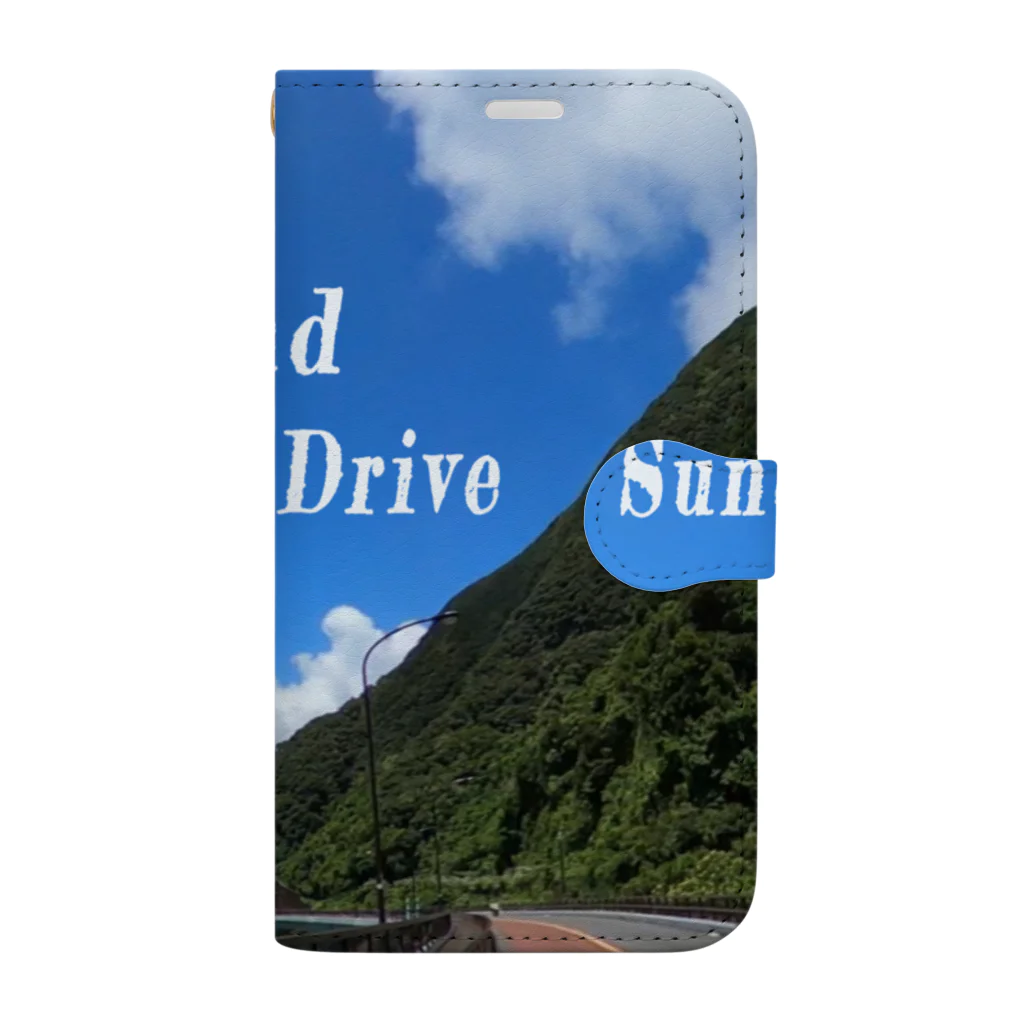 SoraSatohのHachijo Island Sunday Morning Drive - Sora Satoh 手帳型スマホケース