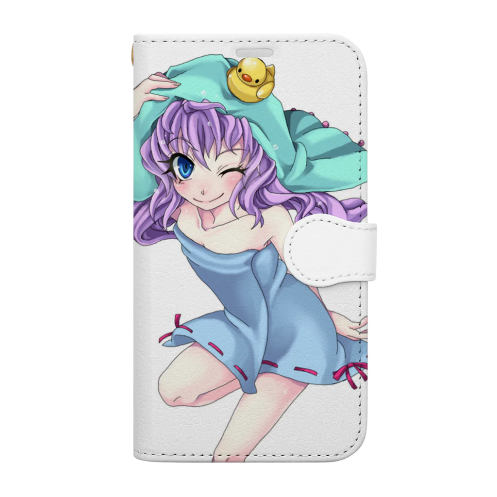 ベンガルベイのアルキメデスちゃん 手帳型スマホケース