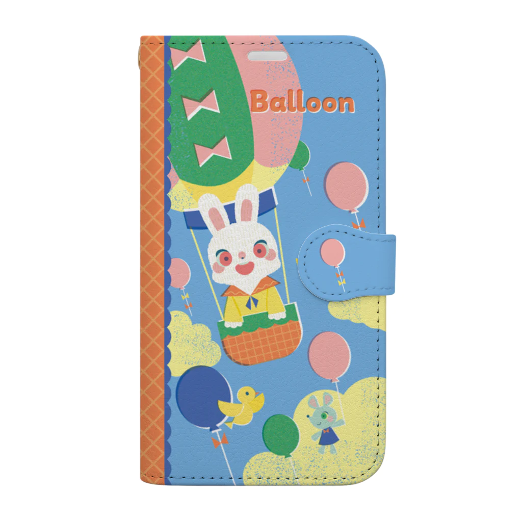 雨音はるじのballoon Book-Style Smartphone Case