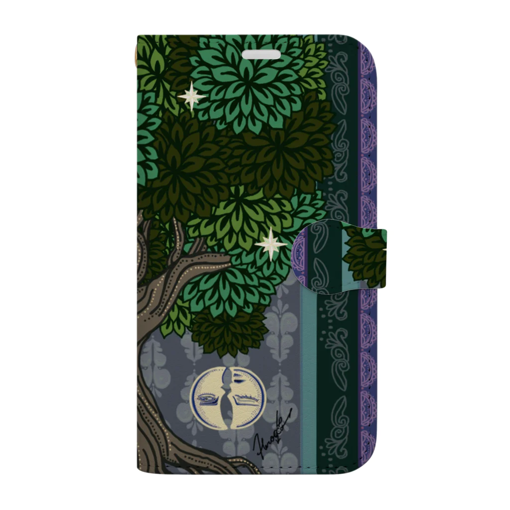 Art by herocca のTHE TREE art by herocca  Book-Style Smartphone Case