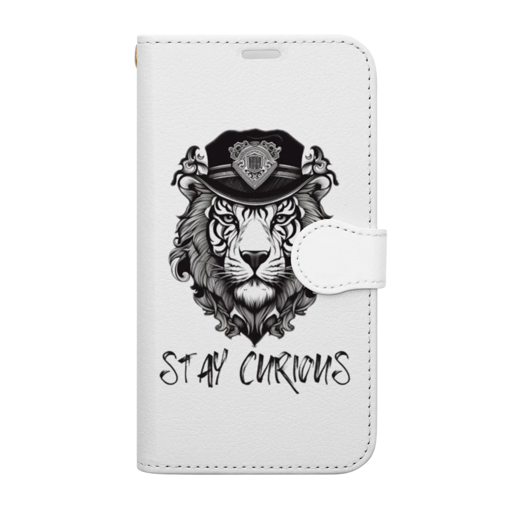 Vibrant Novaのstay curious Book-Style Smartphone Case