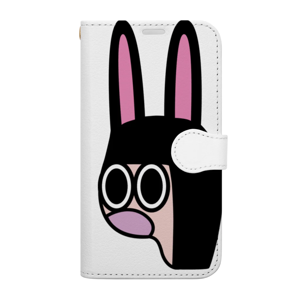 しゃんぷー💝スーパーいじられアイドル💝　のかえるうさにゃん Book-Style Smartphone Case