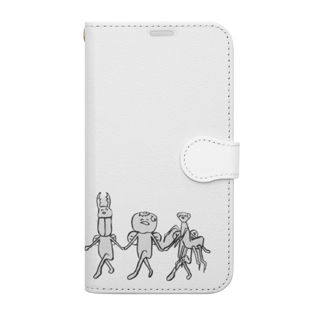 HMのみんな違ってみんないい Book-Style Smartphone Case