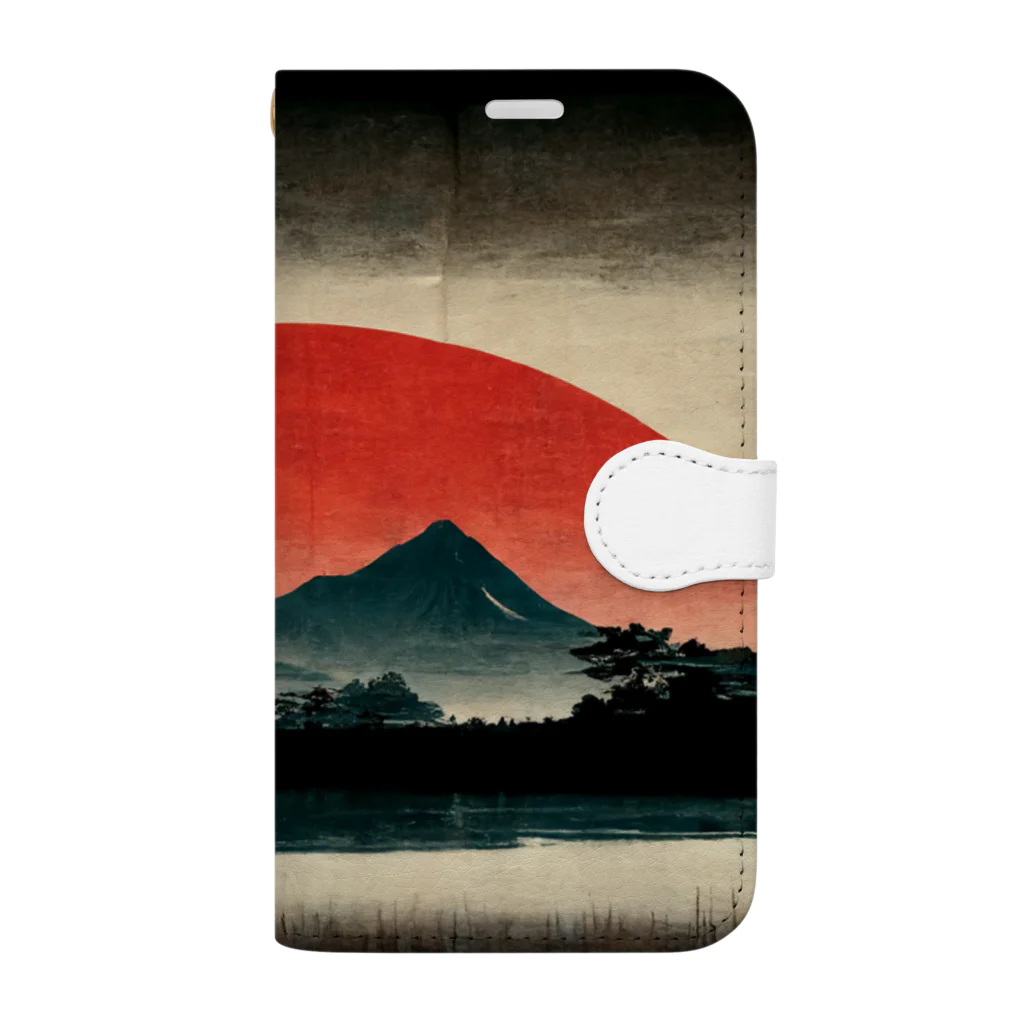 Spl_MuteのRising sun Book-Style Smartphone Case