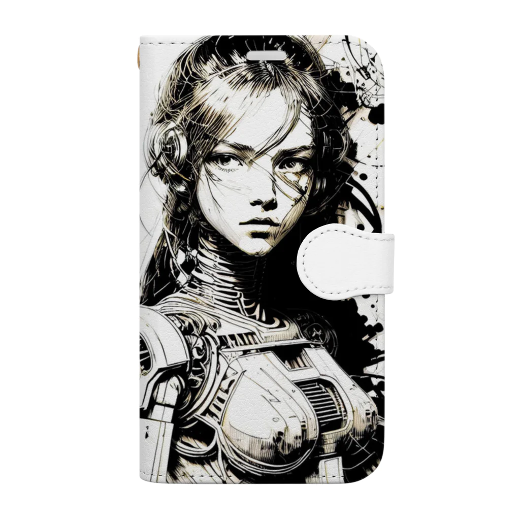 Cyber girl boy catalog（Dgirl Dboy)のCyber androi dgirl   ZK1982β Book-Style Smartphone Case