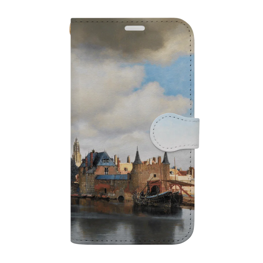 世界美術商店のデルフト眺望 / View of Delft Book-Style Smartphone Case