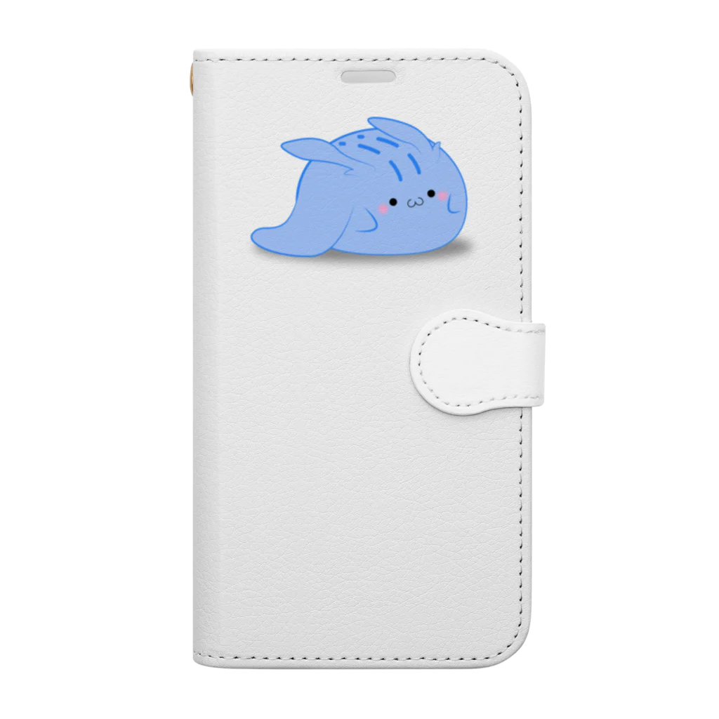 Siv_Hazakuraの【まんじう族】うみうしまんじう Book-Style Smartphone Case