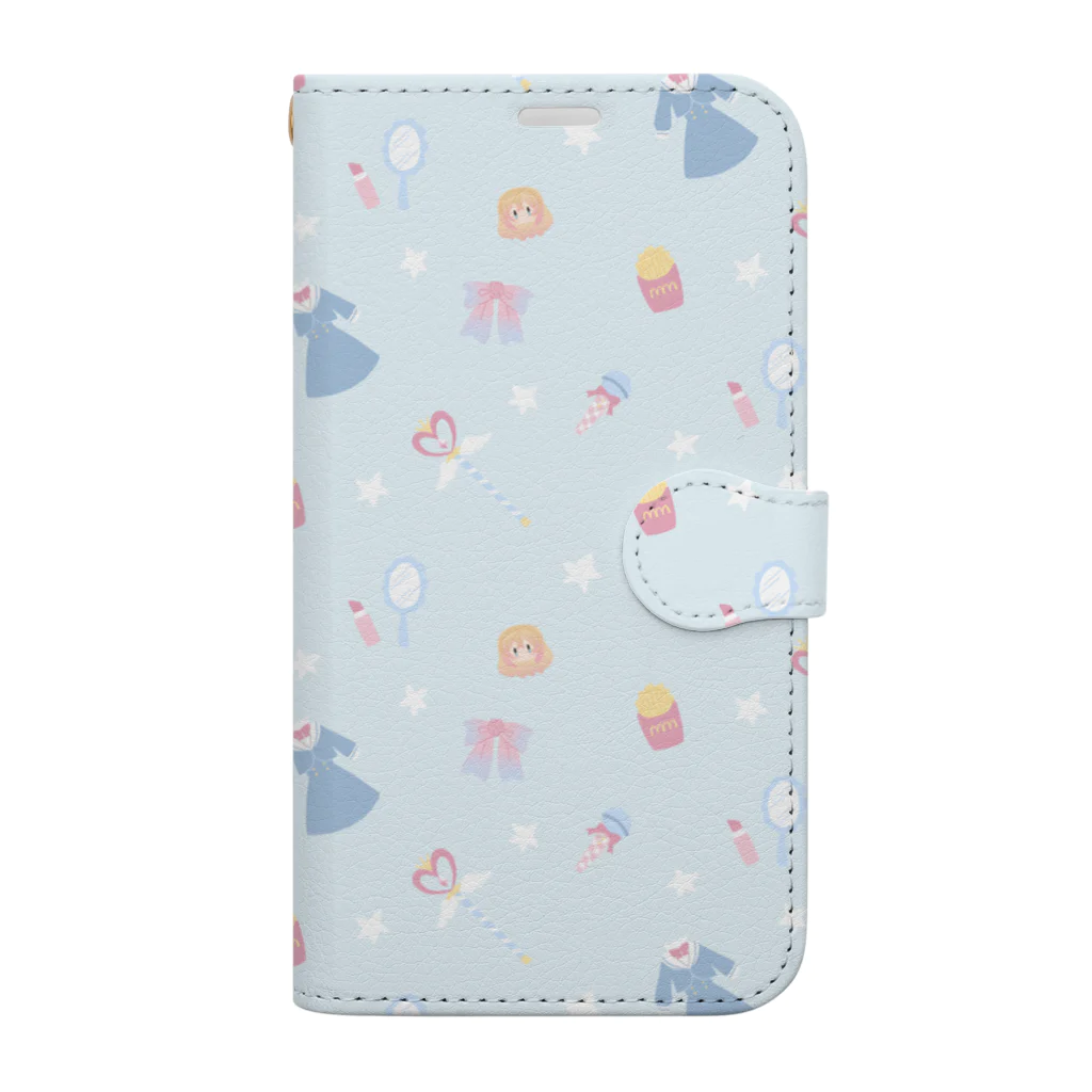 舞星みりん🍟Vtuberの舞星みりんモチーフデザイン Book-Style Smartphone Case