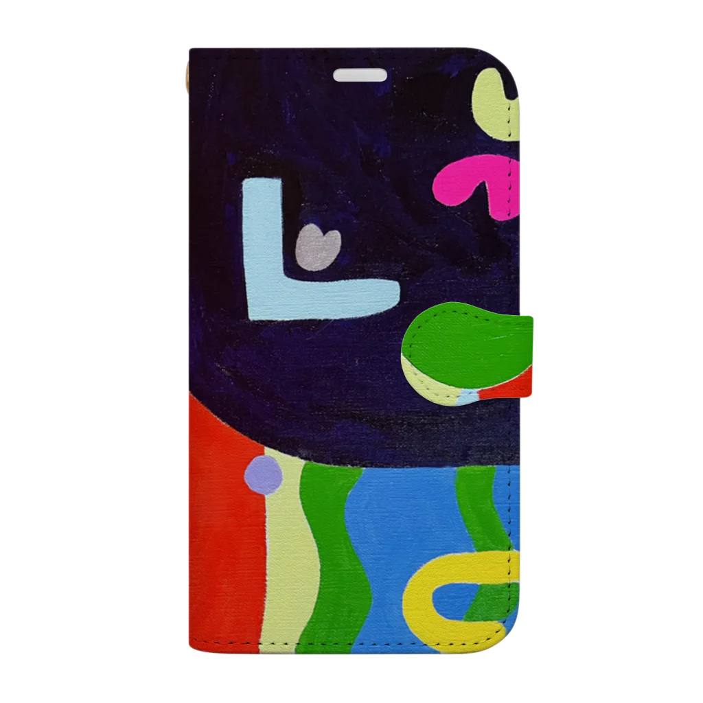 kin_toneのnananana2 Book-Style Smartphone Case