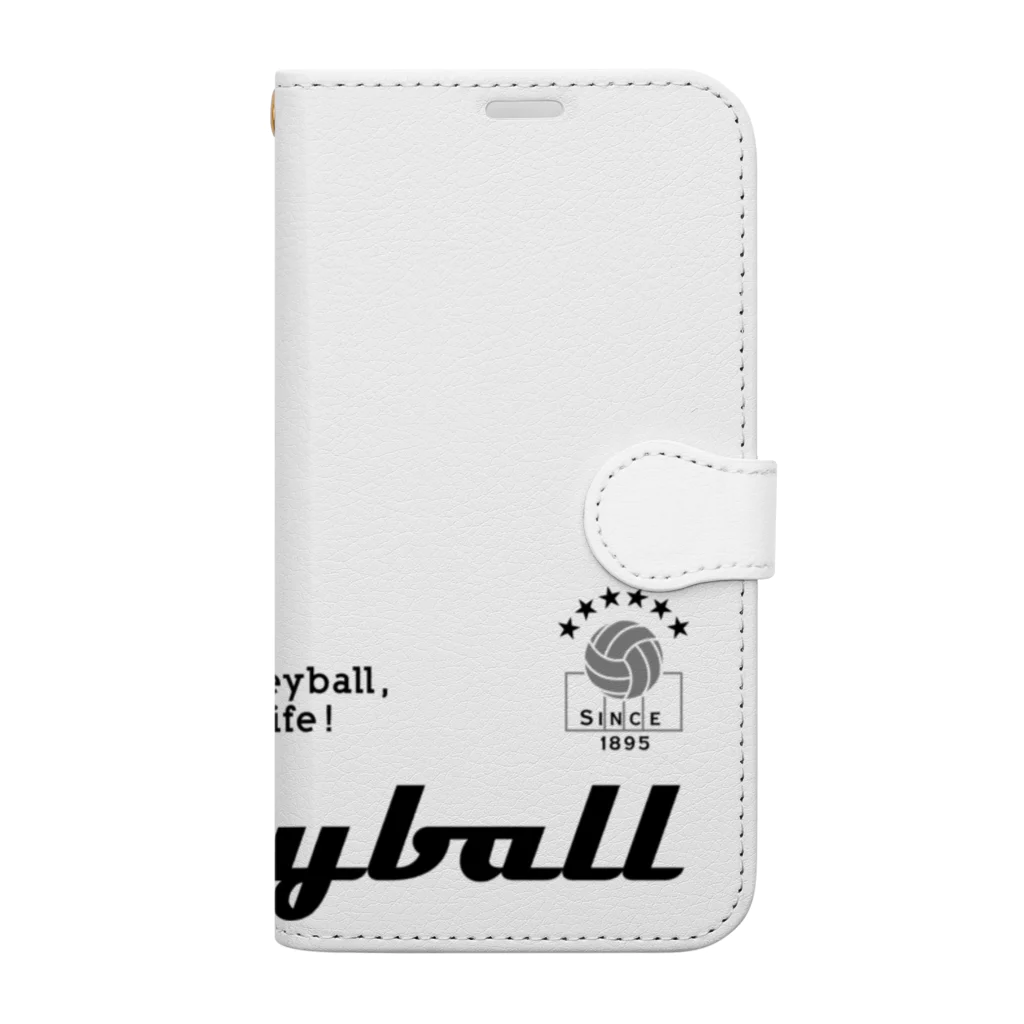 ShibuTのVolleyball(バレーボール) Book-Style Smartphone Case