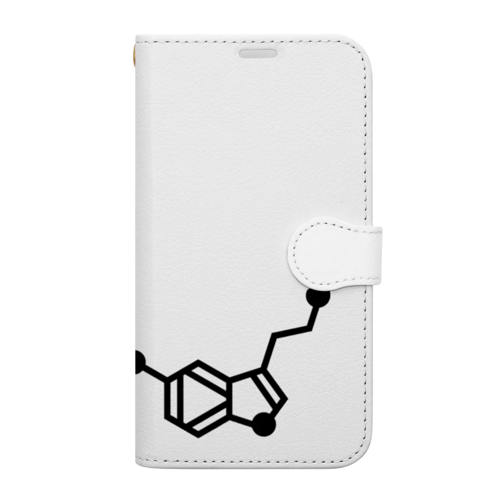 科学雑貨Scientiaのセロトニン Book-Style Smartphone Case