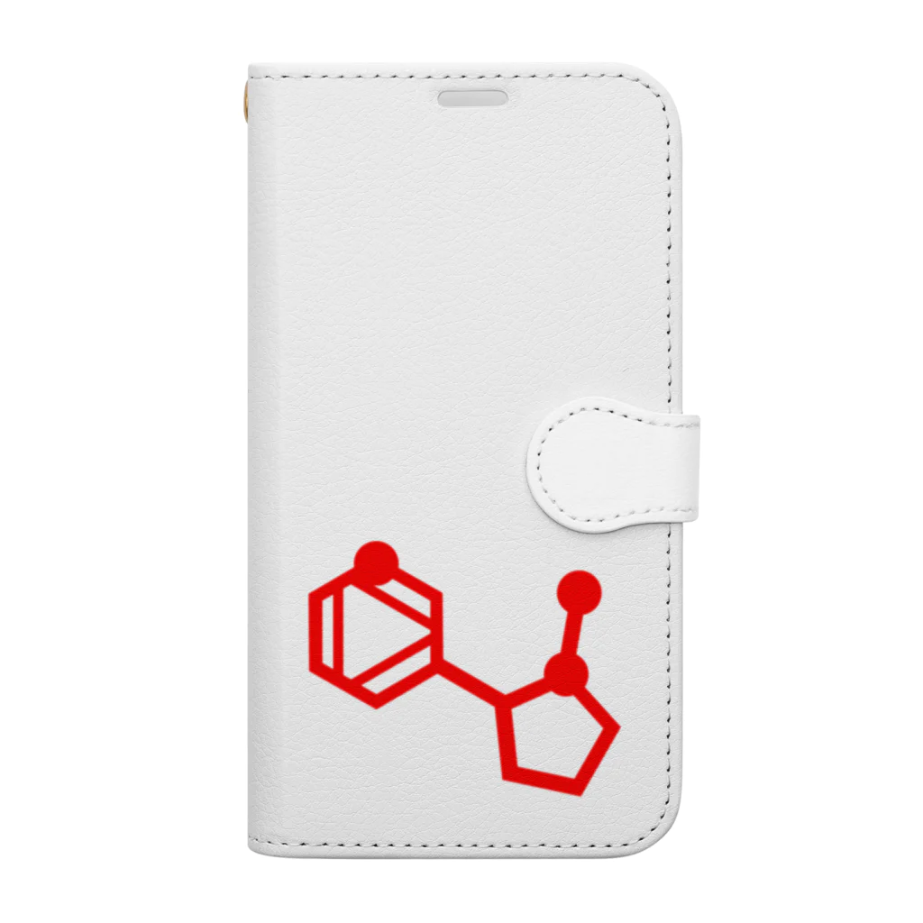 科学雑貨Scientiaのニコチン(マルボロver.) Book-Style Smartphone Case