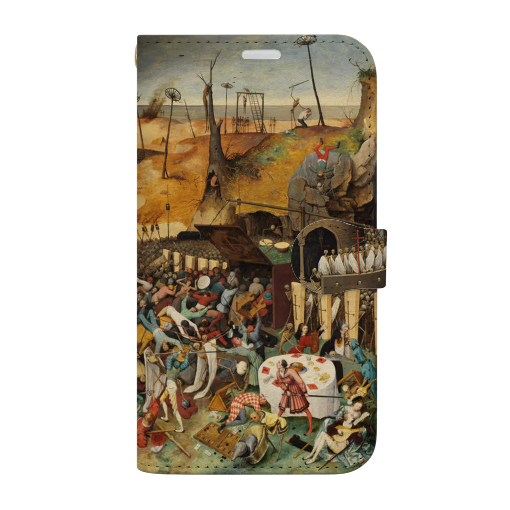 世界美術商店の死の勝利 / The Triumph of Death Book-Style Smartphone Case