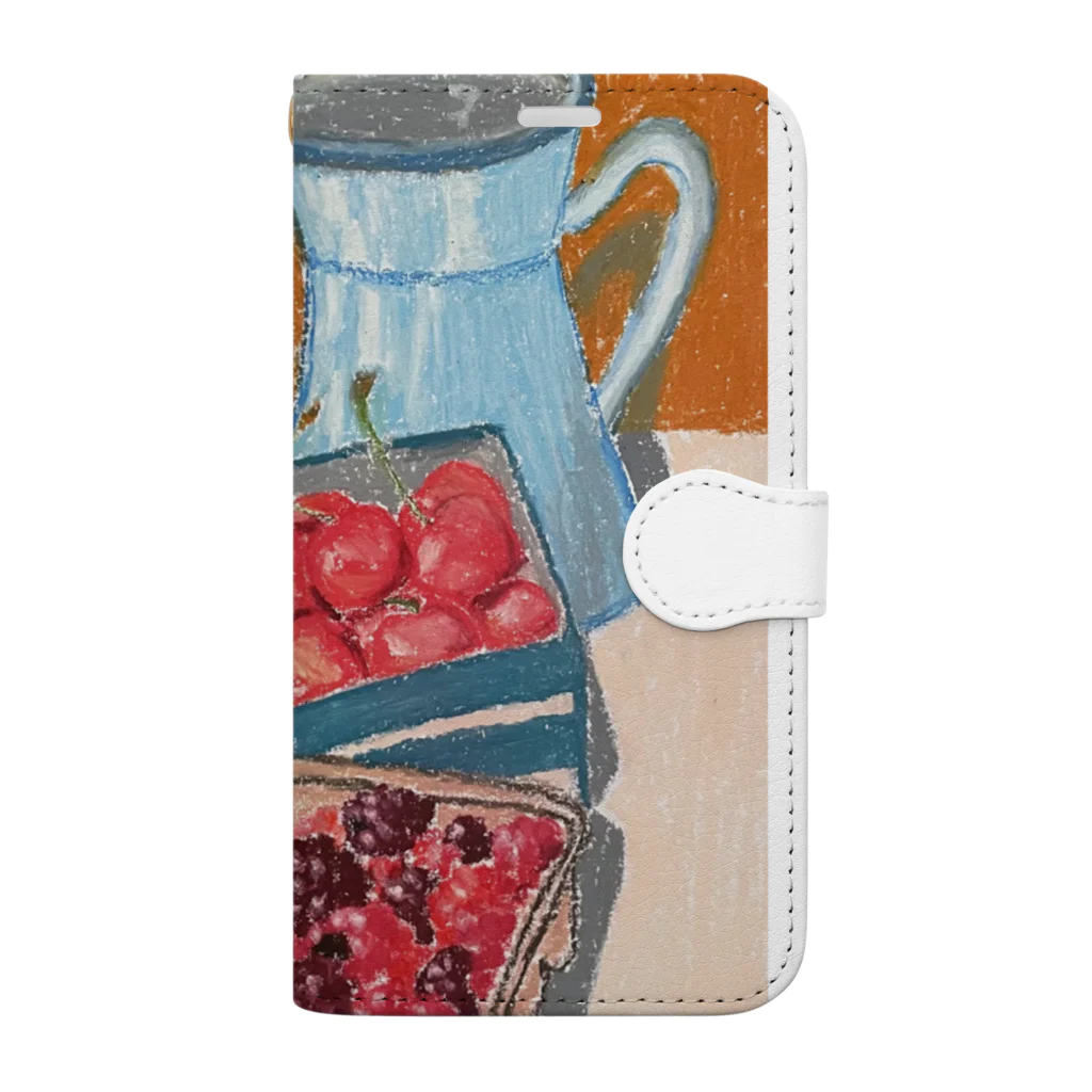 mayuchannoeの贅沢な朝食 Book-Style Smartphone Case