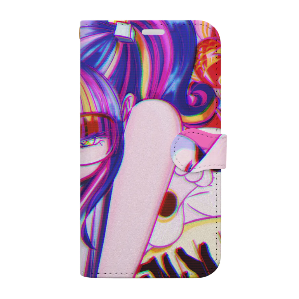 モダンラヂオの【昭和ヤンキー少女】 Book-Style Smartphone Case