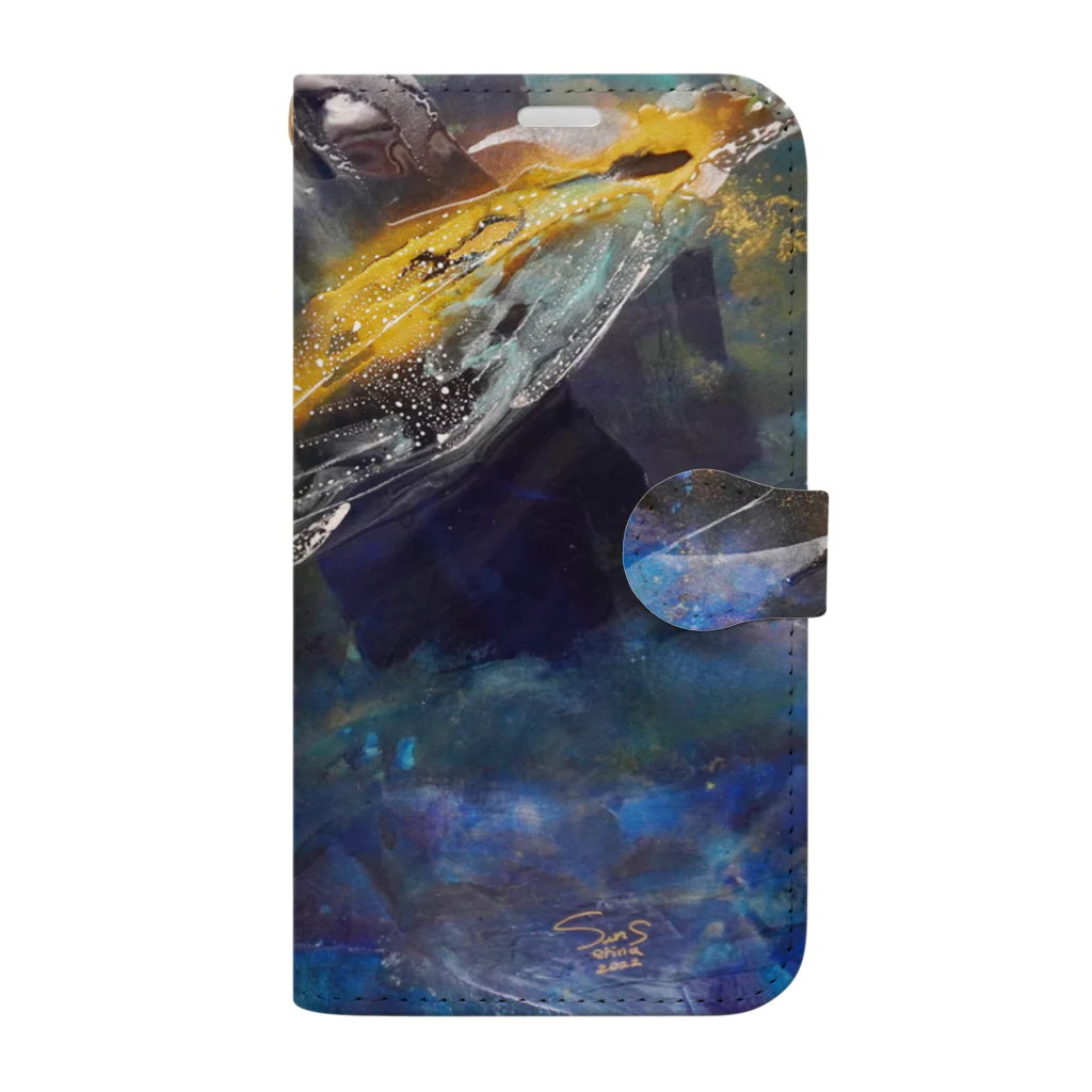 Art Room SunS / erina.の慶良間諸島　マンタ Book-Style Smartphone Case