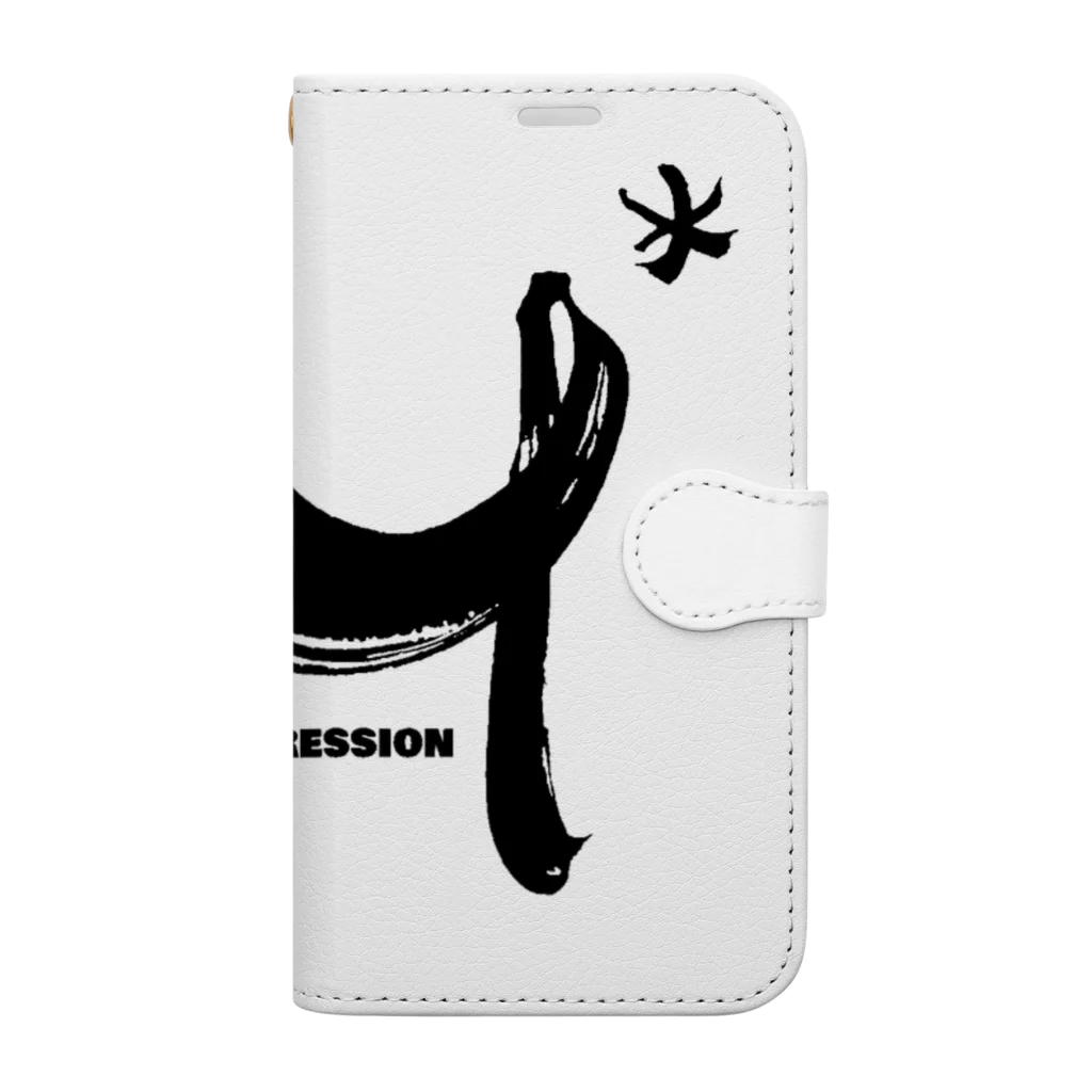 YASU-IMPRESSIONのYASU* IMPRESSION ロゴ Book-Style Smartphone Case