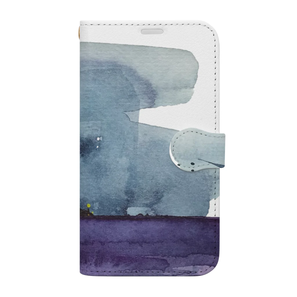 UsamaruのThe Quiet Sea After a Storm ー嵐の後の静かな海ー Book-Style Smartphone Case