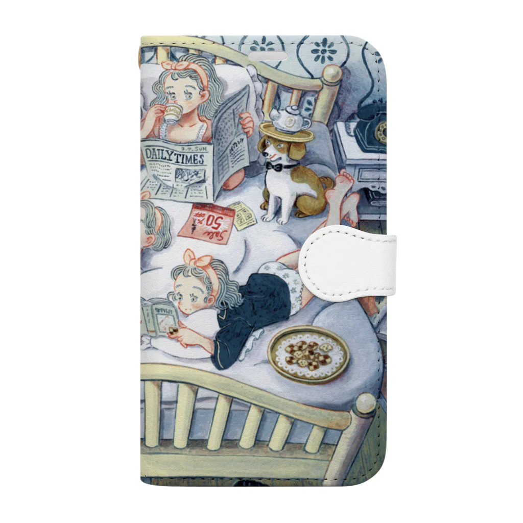 坂口友佳子のパジャマホリデー Book-Style Smartphone Case