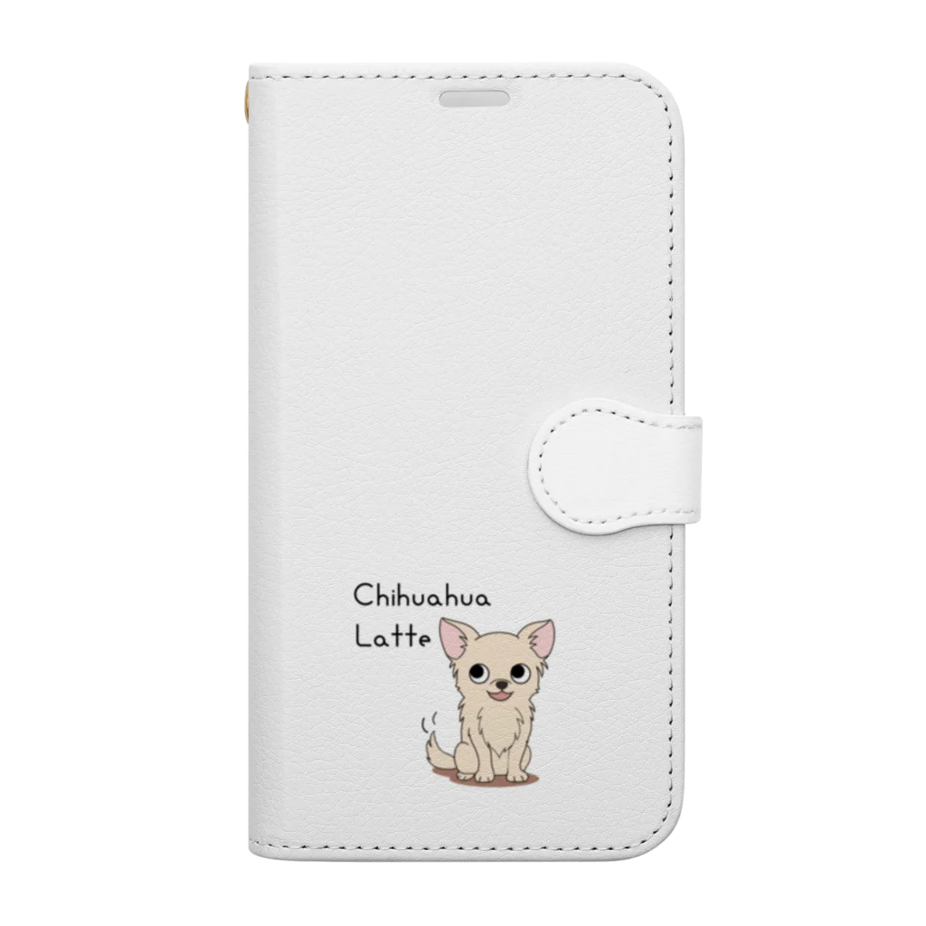 Bordercollie Streetのch-latte-2 Book-Style Smartphone Case