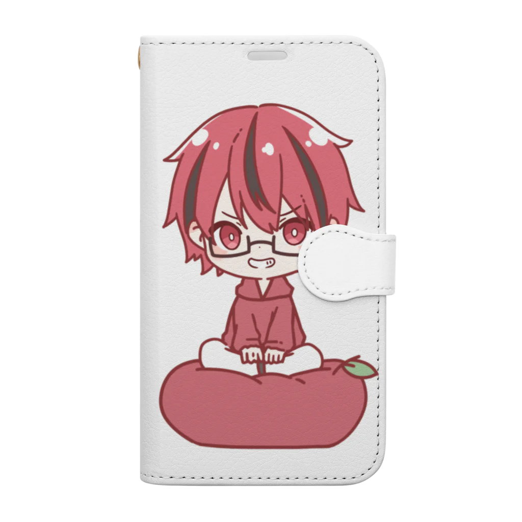 🌈彩-ｲﾛﾄﾞﾘ-🎨のミニキャラ紅くんグッズ Book-Style Smartphone Case