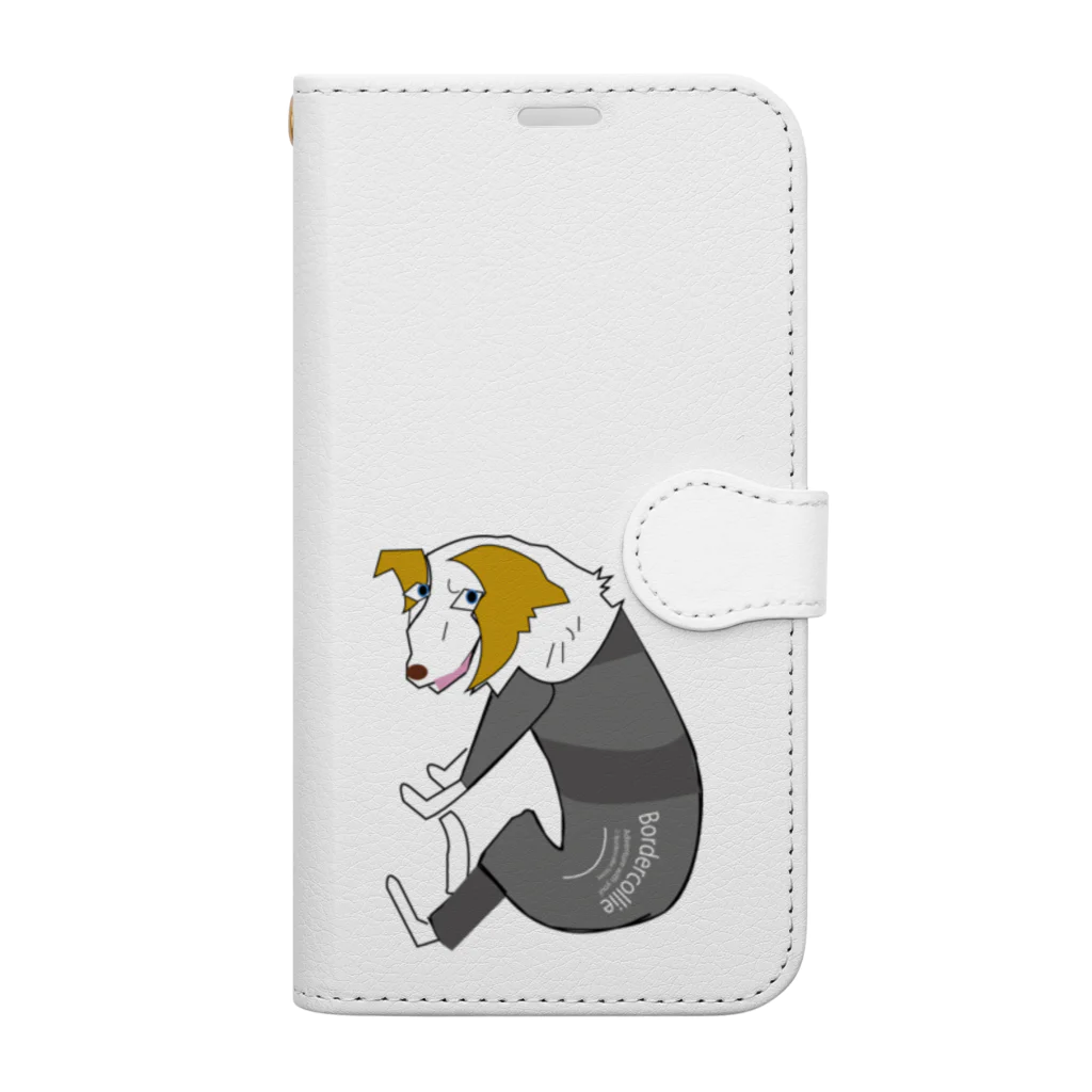 Bordercollie Streetのbcs99-nu3 Book-Style Smartphone Case