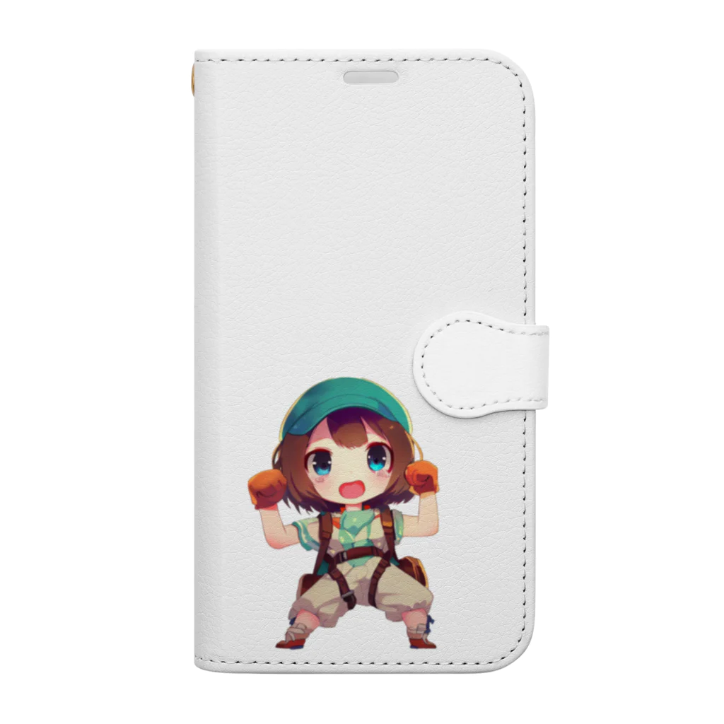 スバルSUZURI店のクライム Book-Style Smartphone Case