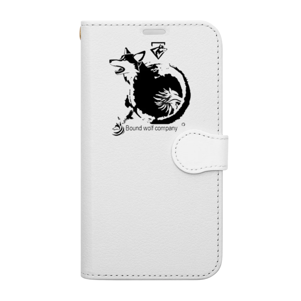 光学大佐　公式サイト【Bound  wolf company】の【公式】BOUND　WOLF　COMPANY　ロゴ入りグッズ Book-Style Smartphone Case