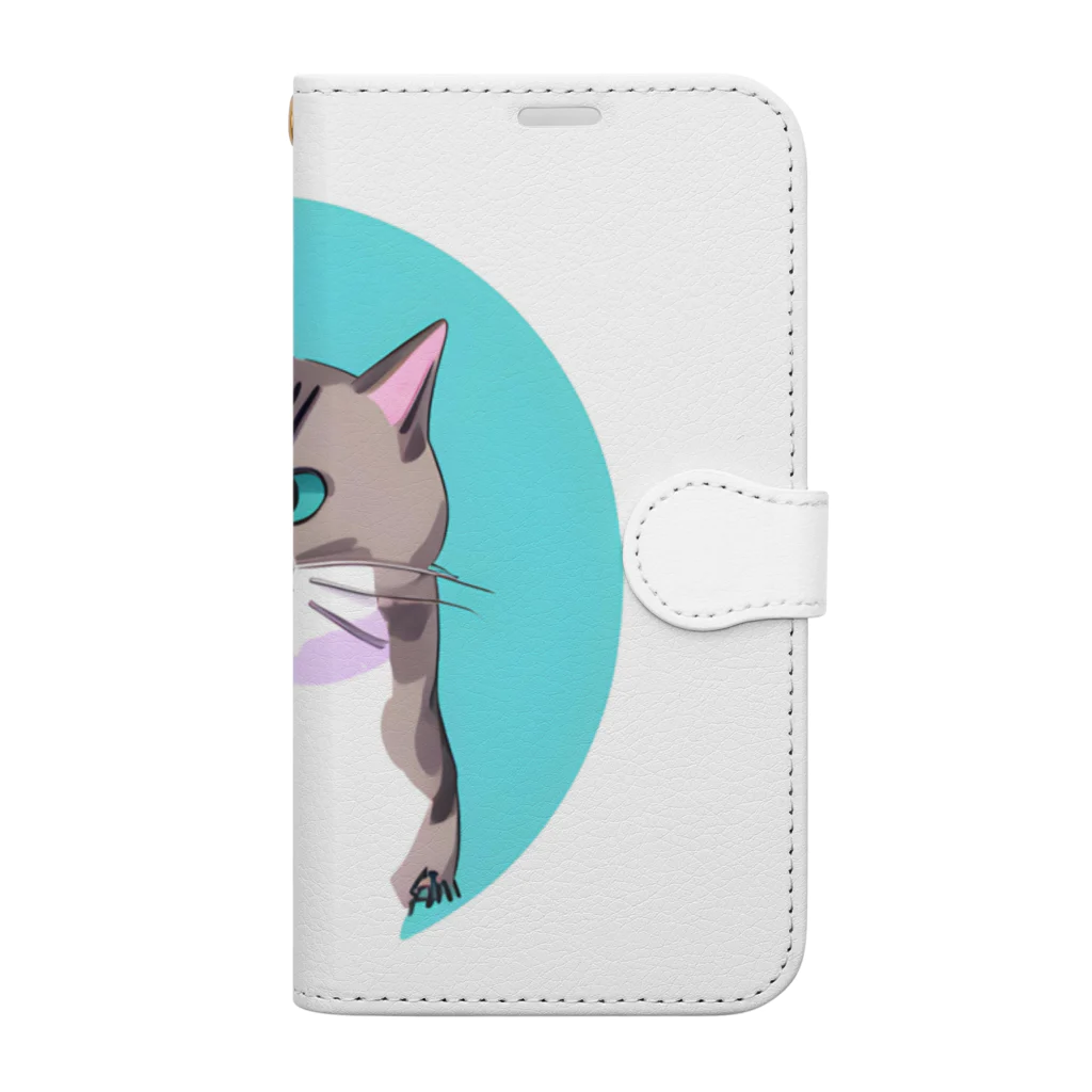 Aeglifeの気ままな野良猫君 Book-Style Smartphone Case