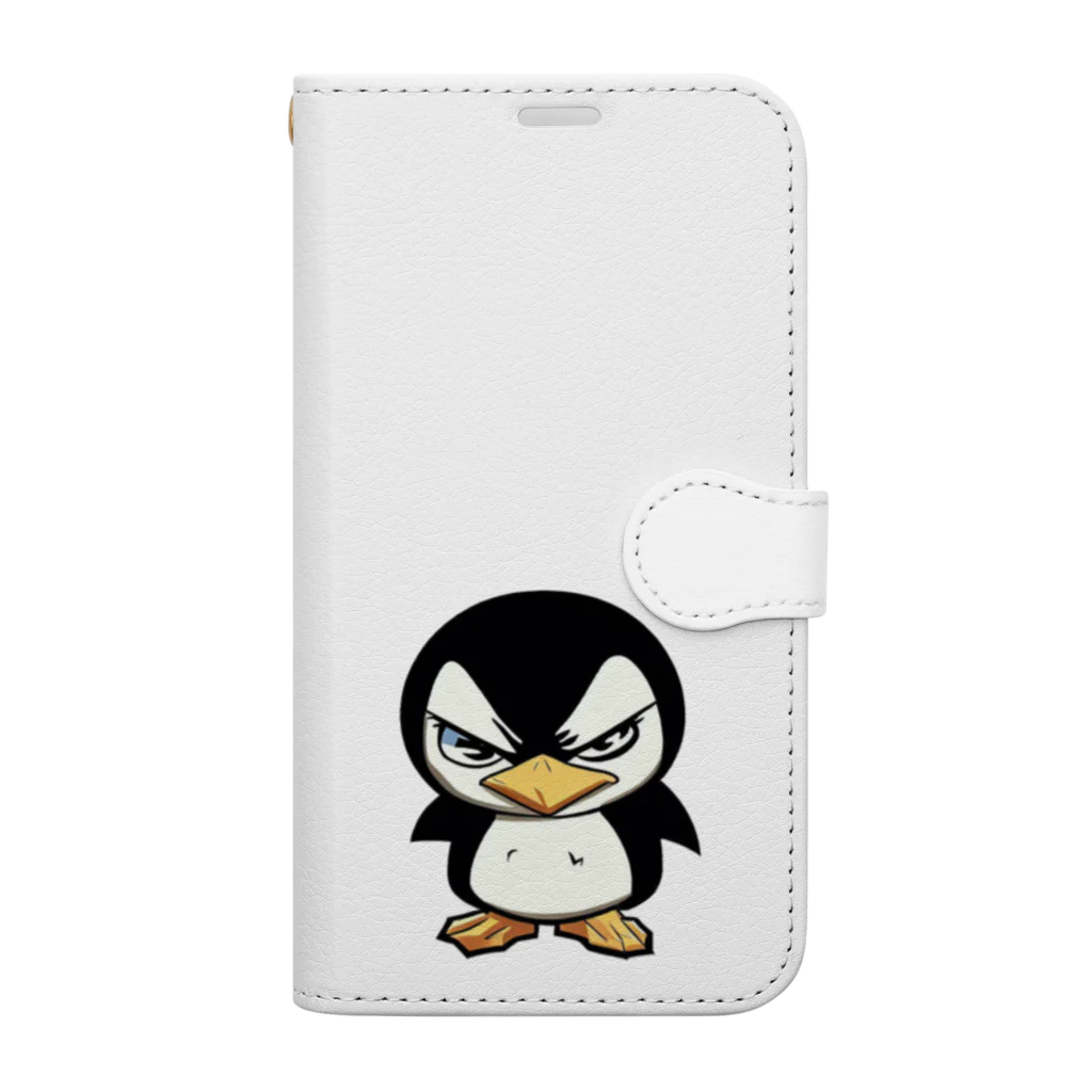 スバルSUZURI店のnaughty penguin 01 手帳型スマホケース