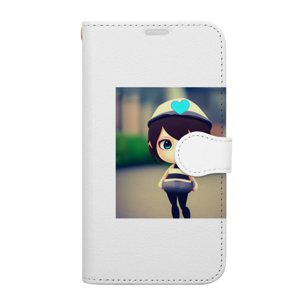 InoMasaの散歩ガール　 Book-Style Smartphone Case