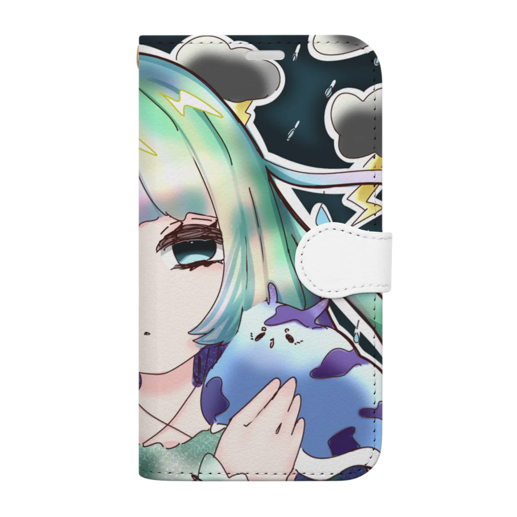 うみうしいるる🐬のうみうしいるる Book-Style Smartphone Case