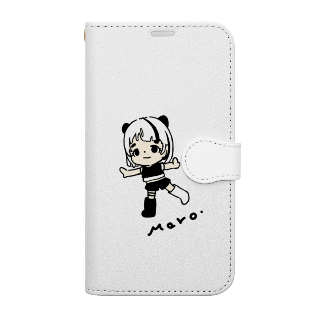 マロ。のminiマロちゃん - バランスver. 手帳型スマホケース