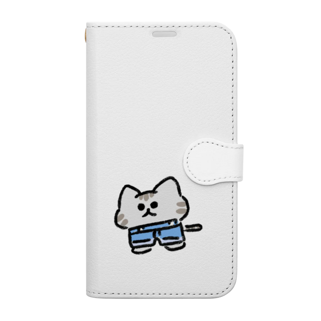 _zombieのジーパンねこ Book-Style Smartphone Case