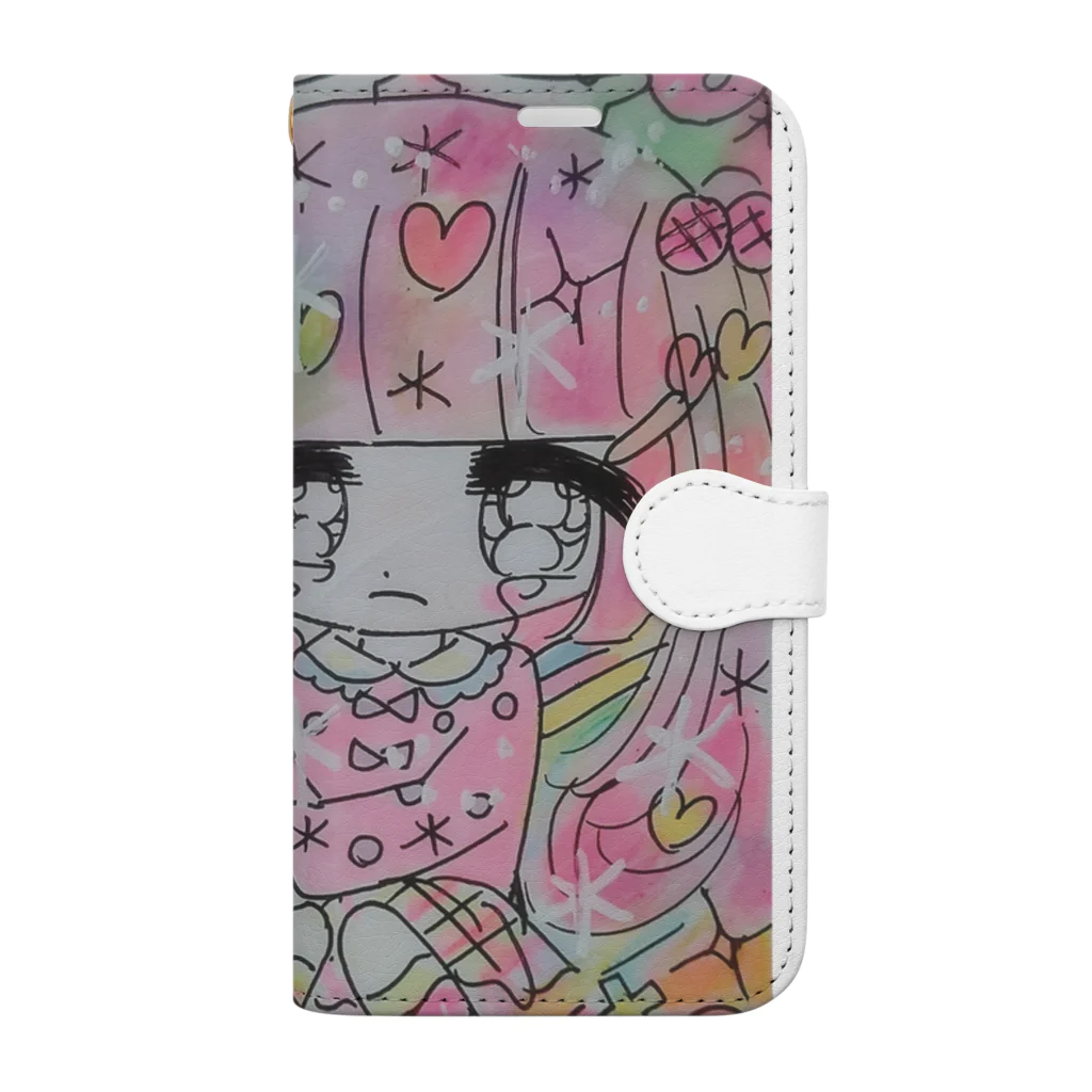 🎀姫野森みみ🎀mimistrawberrymilkのいちごみるく🍓🍼みみたん🐰 Book-Style Smartphone Case